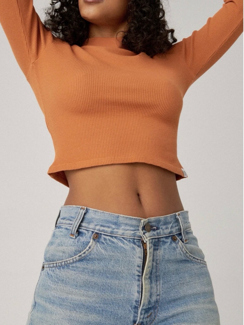 NWT DAYDREAMER mock cropped thermal